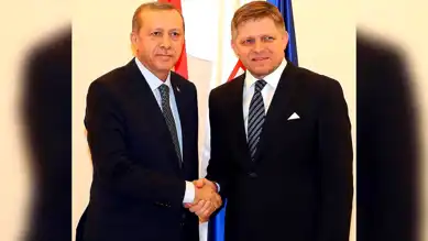 Erdoğan, Slovakya Başbakanı Fico ile Görüşüyor